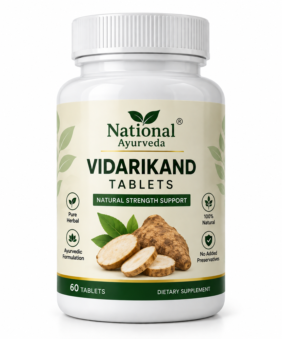 National Ayurveda Vidarikand Tablets – Herbal Vidarikand Supplement