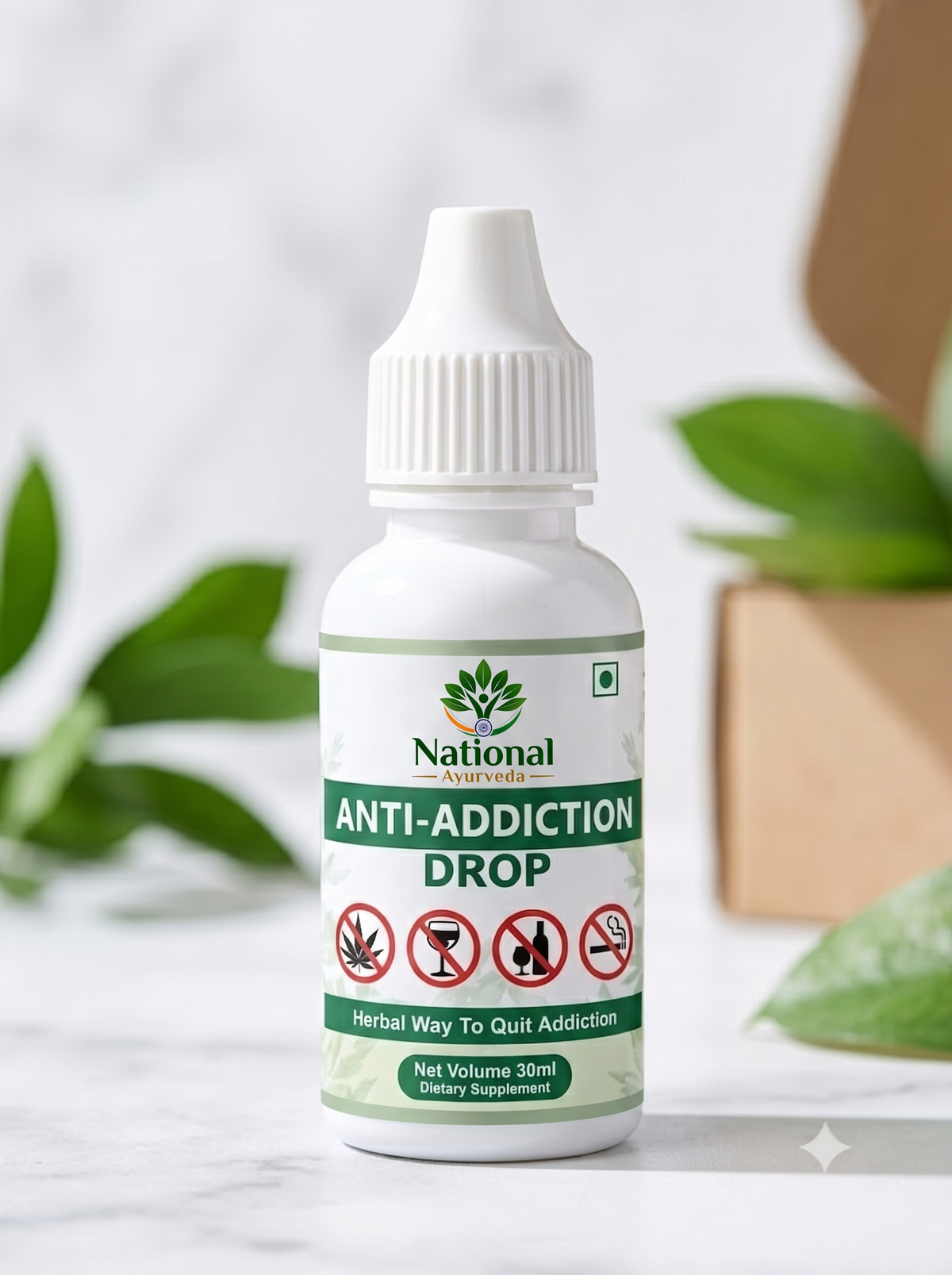 National Ayurveda Anti Addiction Drops | 30 ml